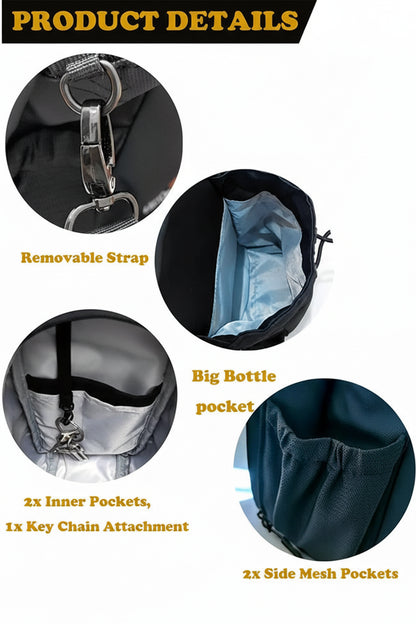 Magnetic Gym Bag – Hands-Free Storage for Workouts