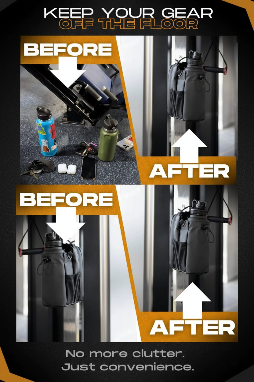 Magnetic Gym Bag – Hands-Free Storage for Workouts